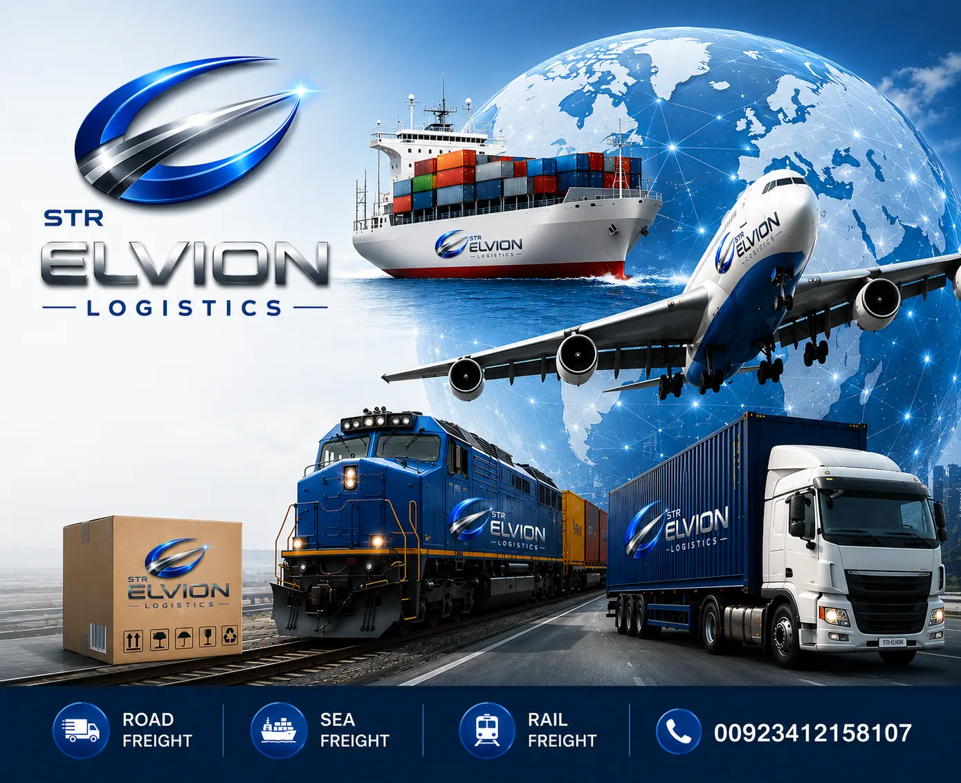STR ELVION LOGISTICS road, sea, rail and air freight services