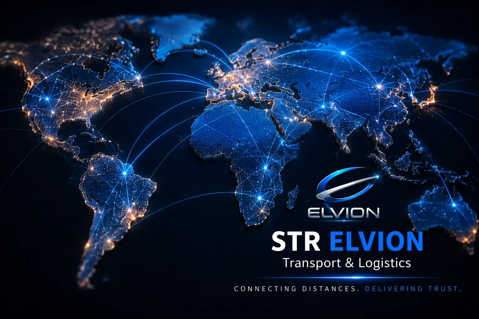 STR ELVION Transport and Logistics global network map